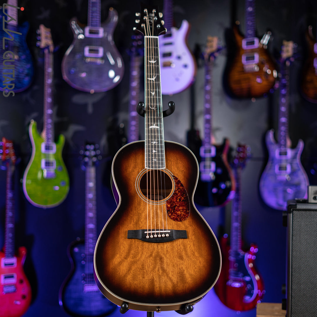 PRS SE P20E Tonare Acoustic-Electric Guitar Tobacco Sunburst Demo