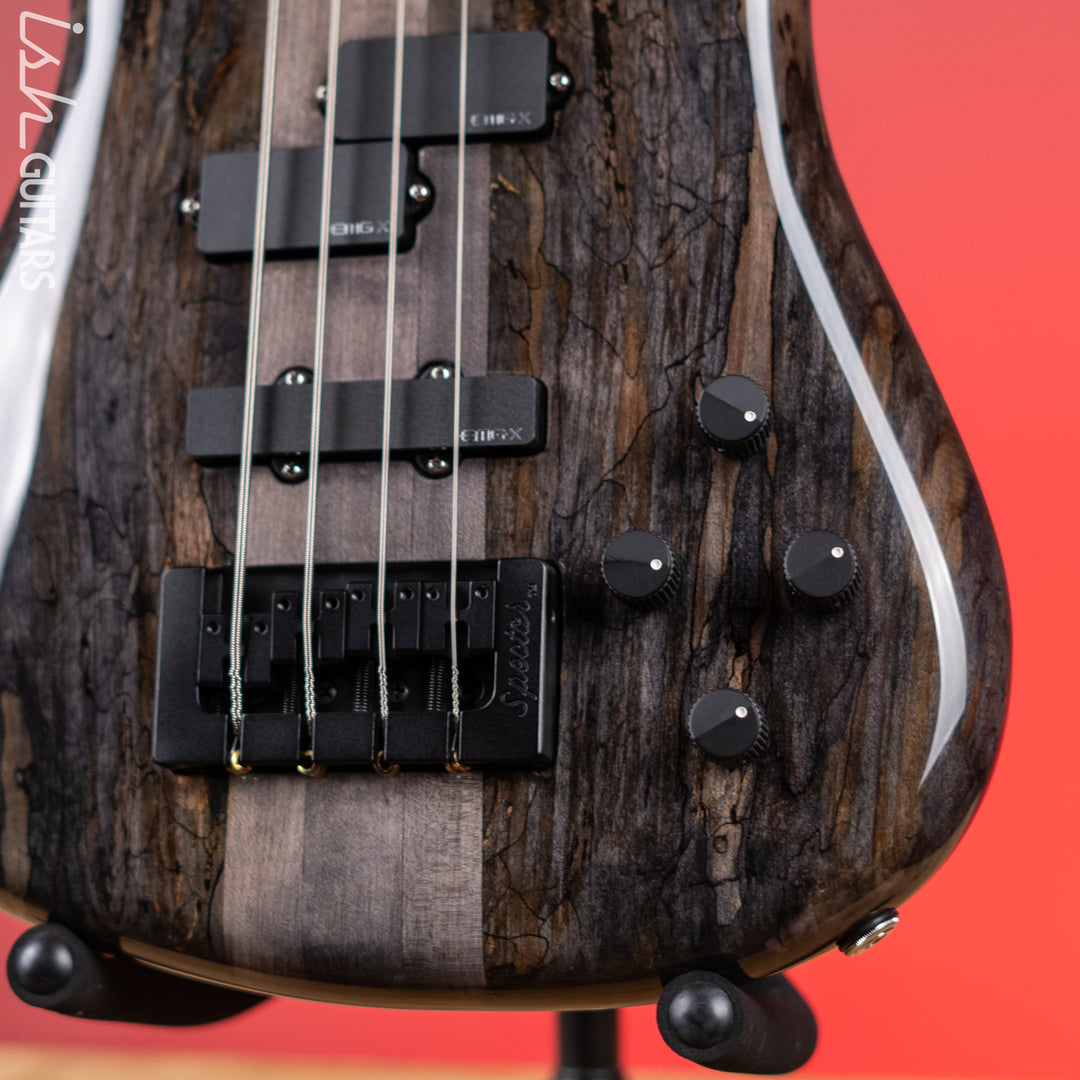 Spector NS-2 4-String Bass Fretless Natural Spalted Maple High Gloss