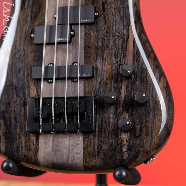 Spector NS-2 4-String Bass Fretless Natural Spalted Maple High Gloss