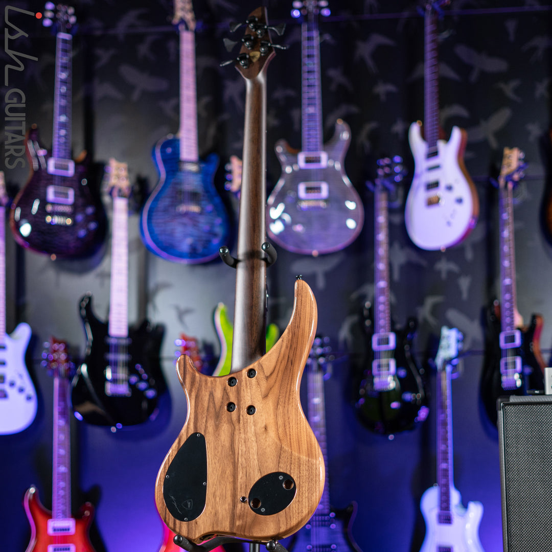 Dingwall Afterburner II Semi-Hollow 5-String Bass Figured Walnut Top Natural