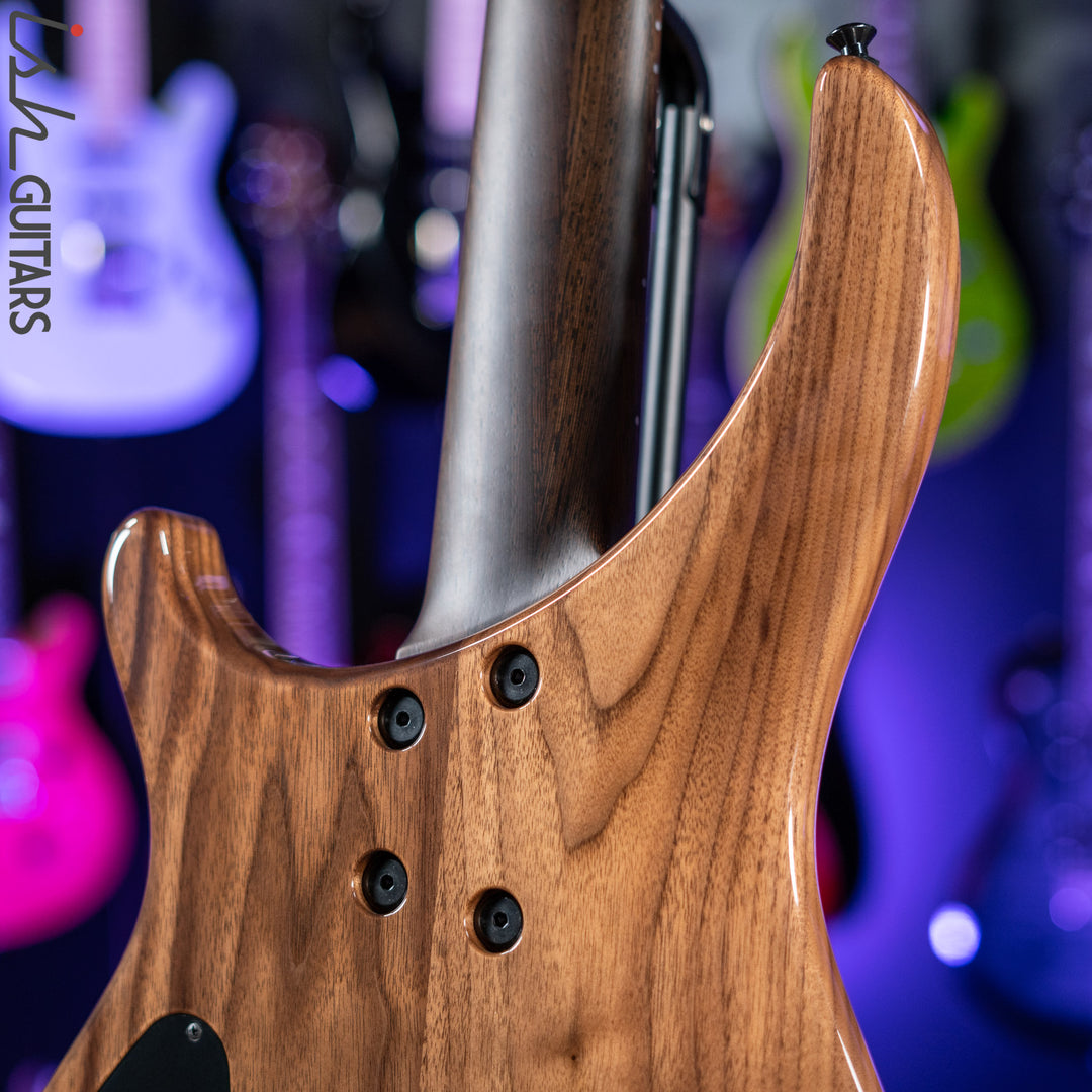 Dingwall Afterburner II Semi-Hollow 5-String Bass Figured Walnut Top Natural