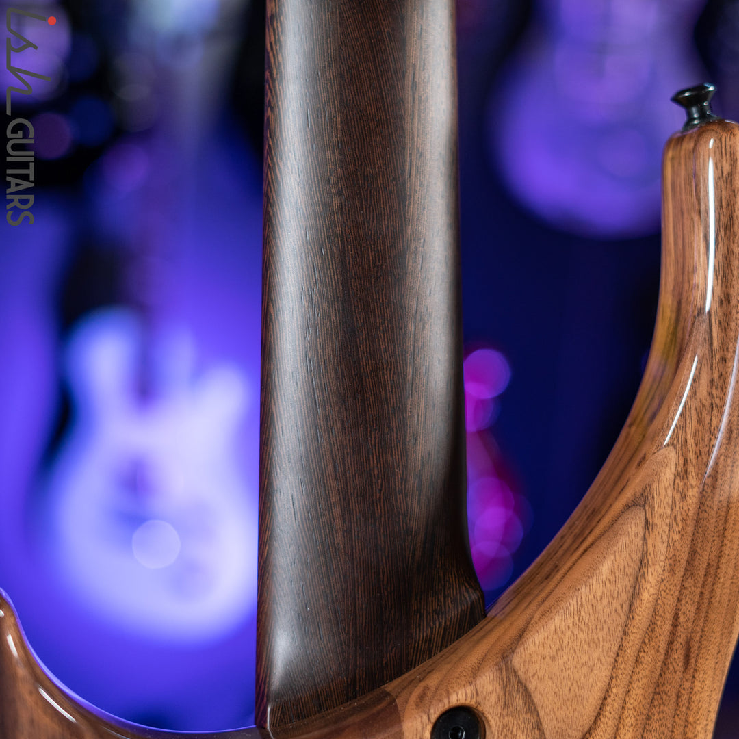 Dingwall Afterburner II Semi-Hollow 5-String Bass Figured Walnut Top Natural