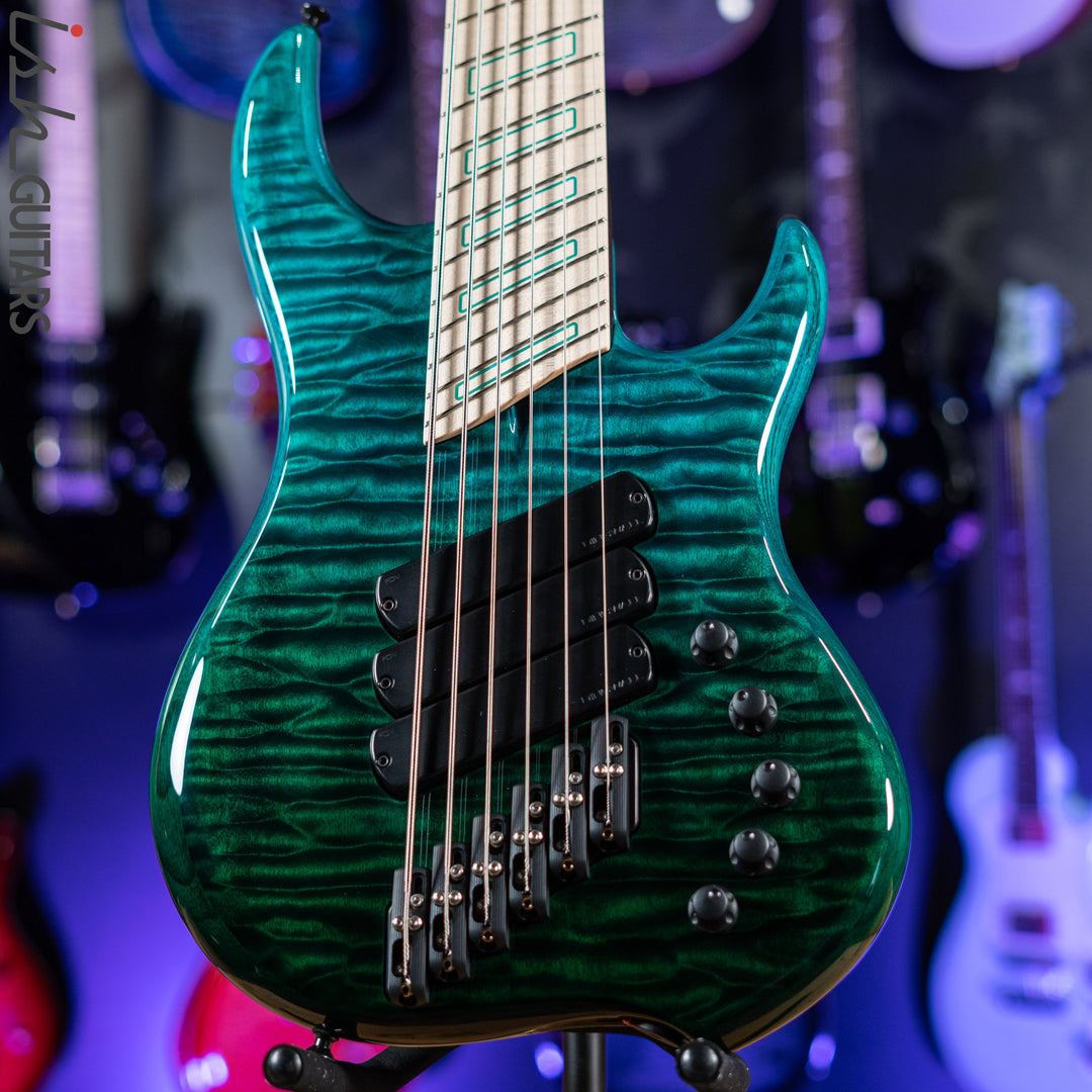 Dingwall Z3 6-String Bass Green to Turquoise Fade – Ish Guitars