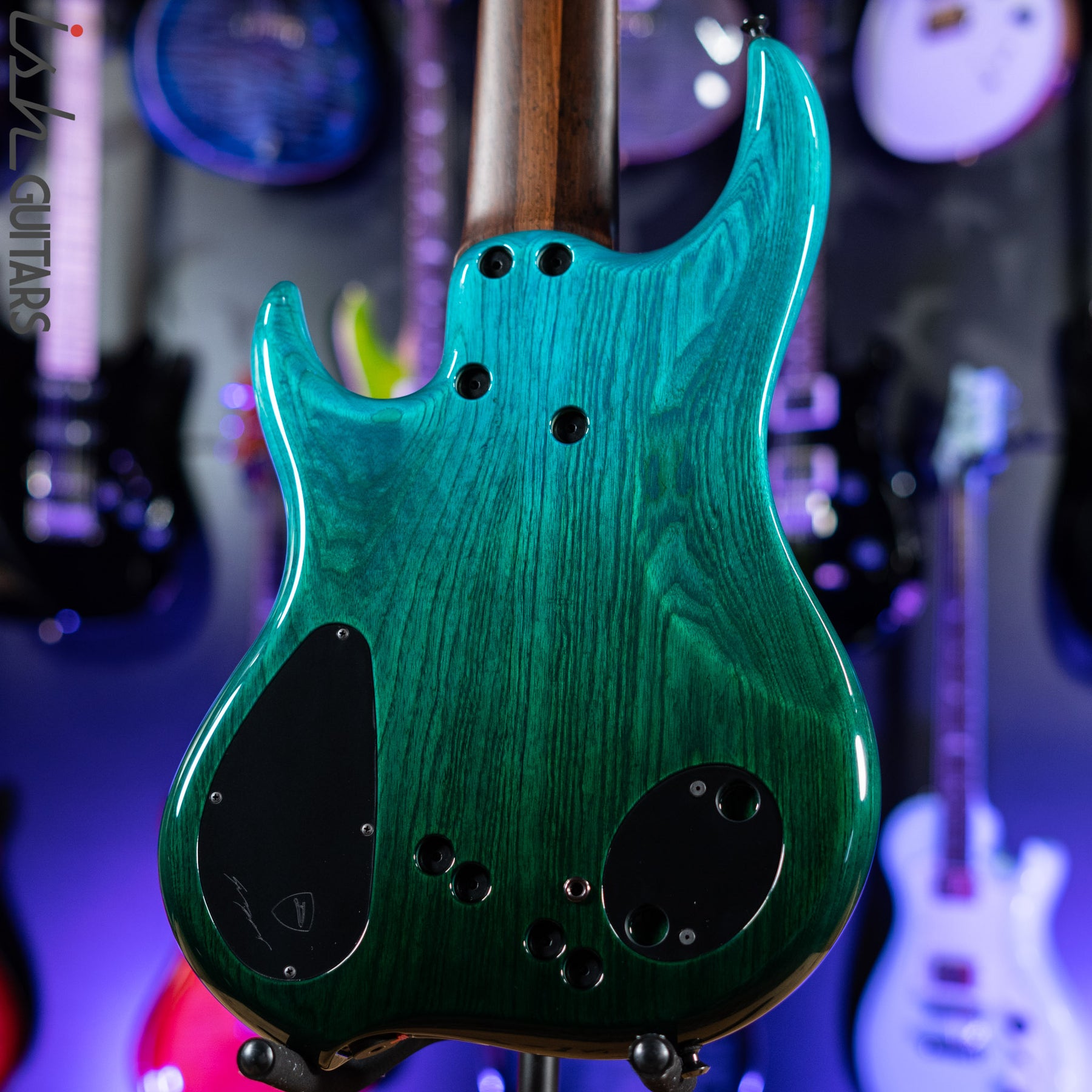 Dingwall Z3 6-String Bass Green to Turquoise Fade – Ish Guitars