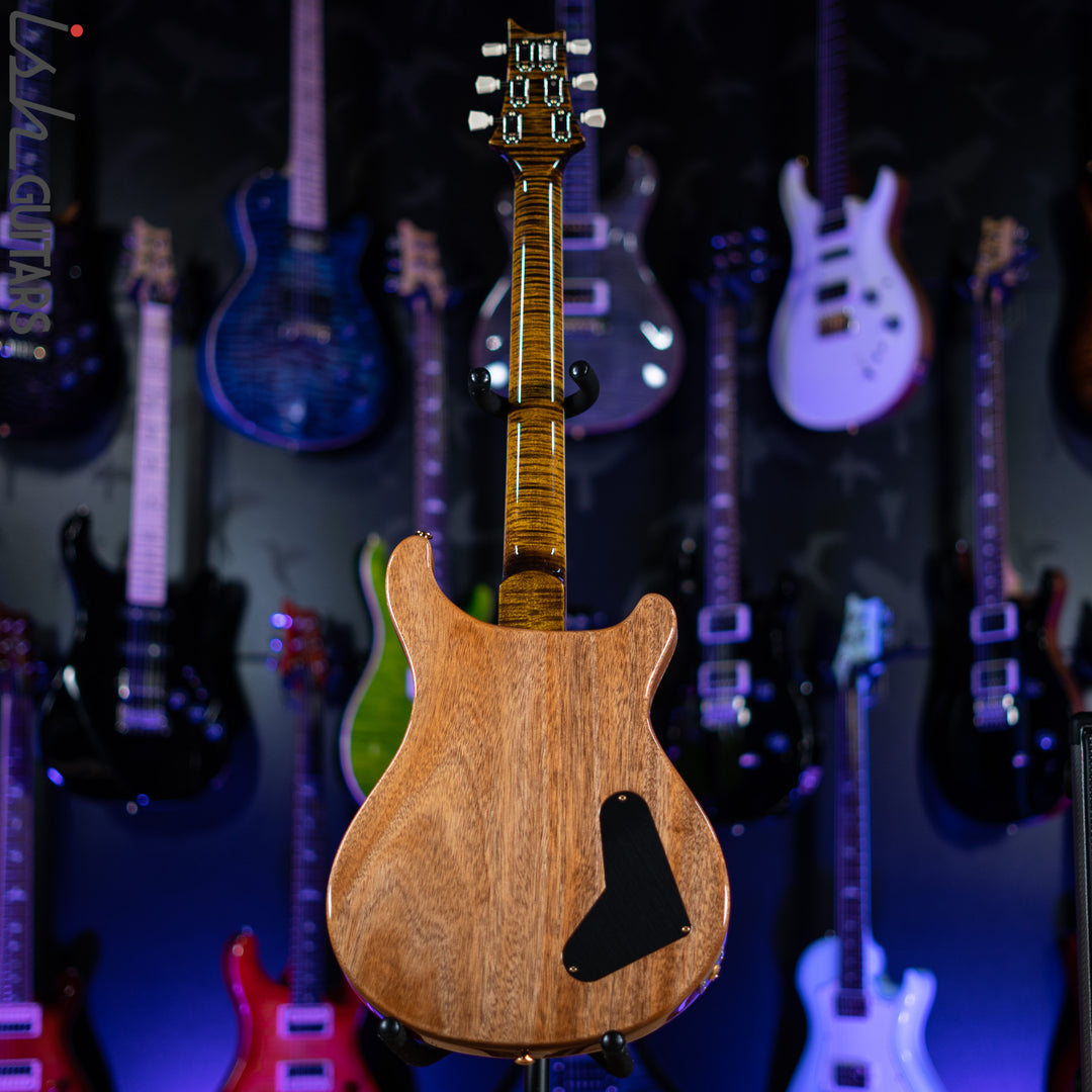 PRS McCarty Lefty Wood Library Yellow Tiger Artist Flame Maple