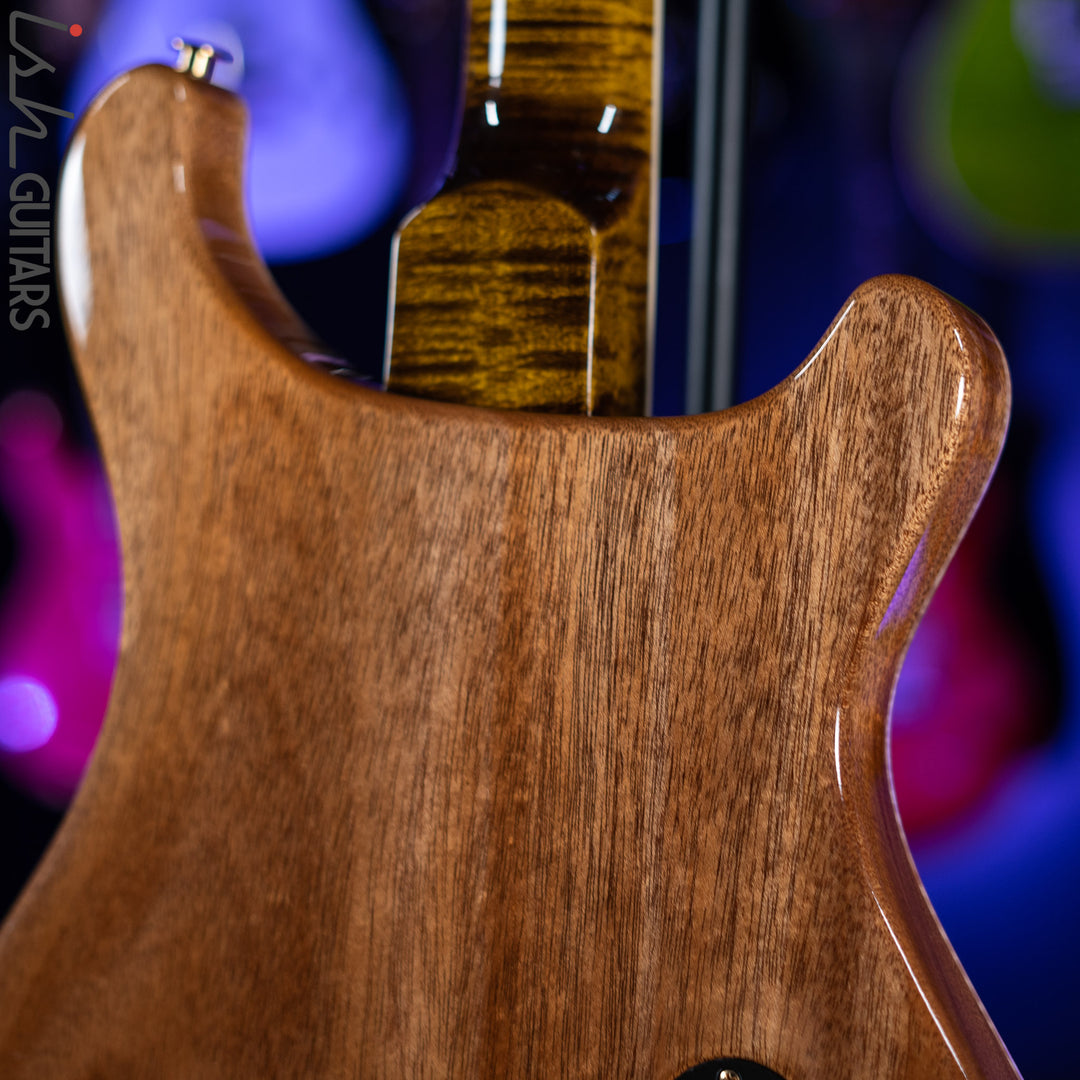 PRS McCarty Lefty Wood Library Yellow Tiger Artist Flame Maple