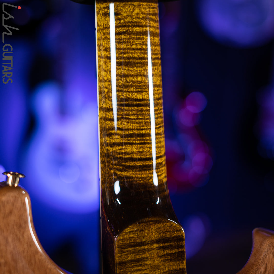 PRS McCarty Lefty Wood Library Yellow Tiger Artist Flame Maple