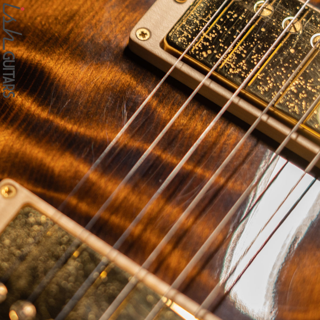 2004 Nik Huber Dolphin II Redwood Tigereye Burst