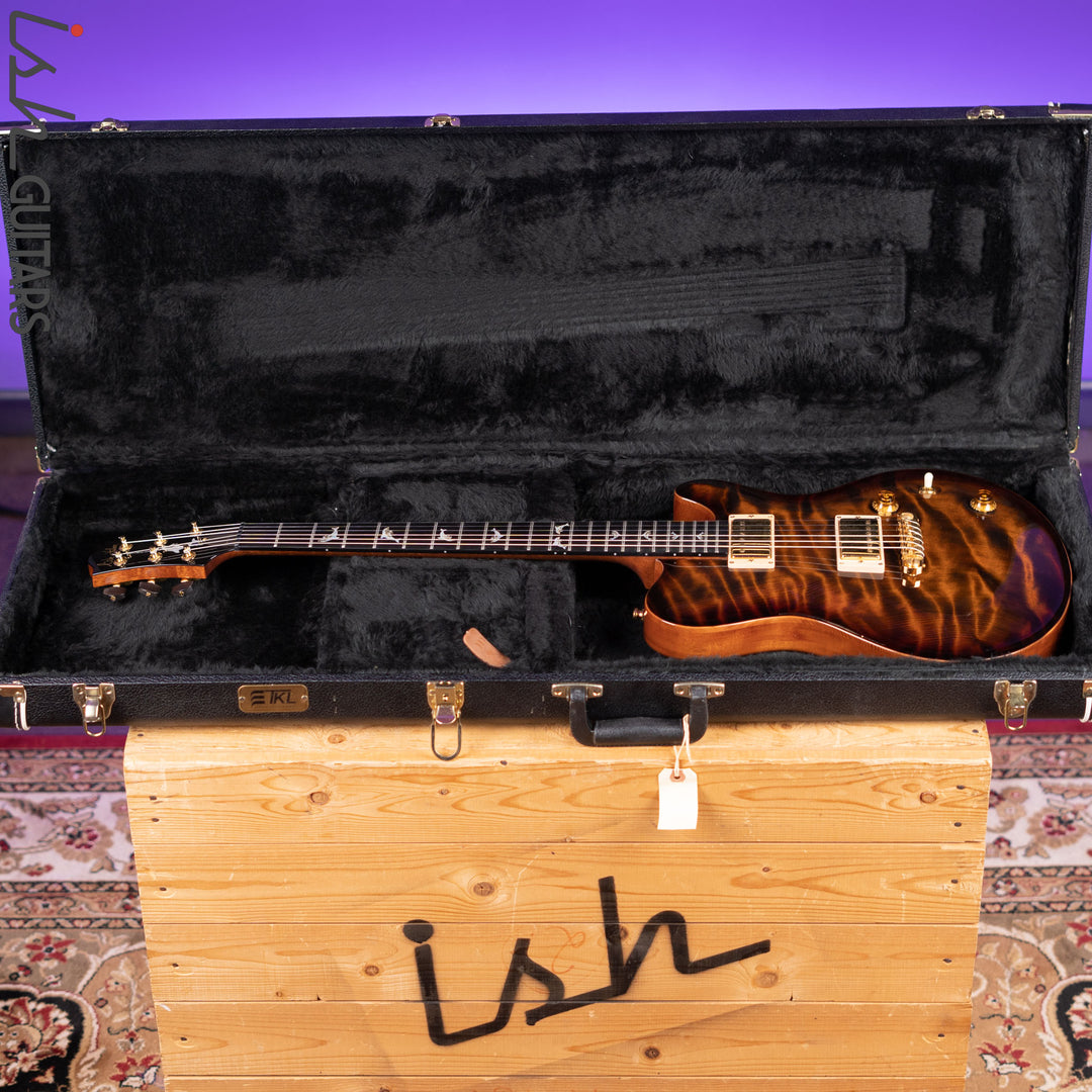 2004 Nik Huber Dolphin II Redwood Tigereye Burst
