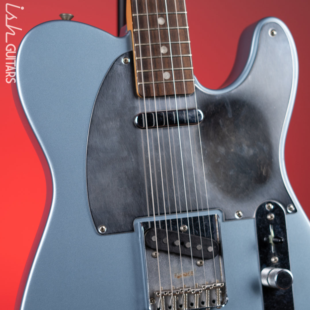 2021 Fender Telecaster Chrissie Hynde Relic Iced Blue Metallic