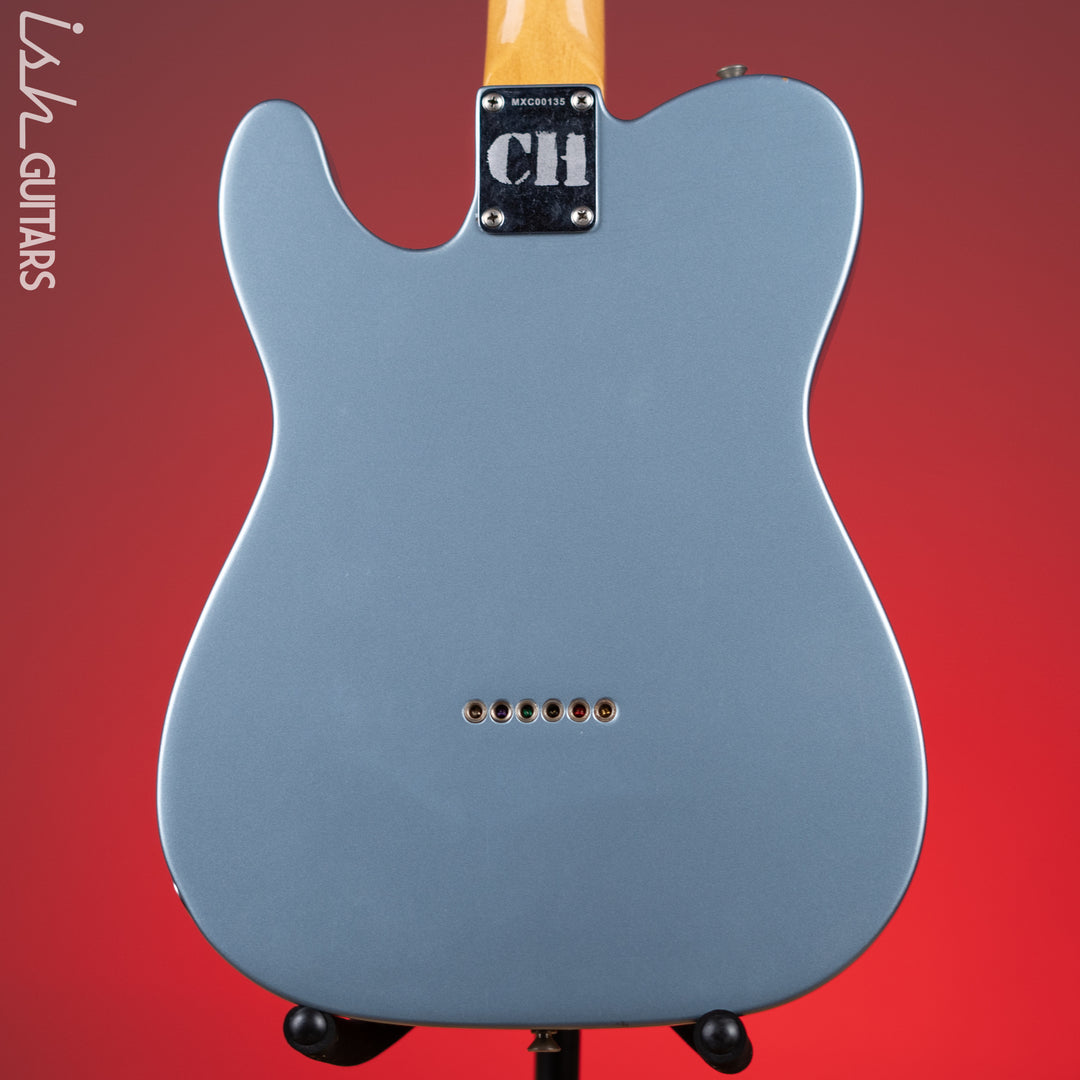 2021 Fender Telecaster Chrissie Hynde Relic Iced Blue Metallic
