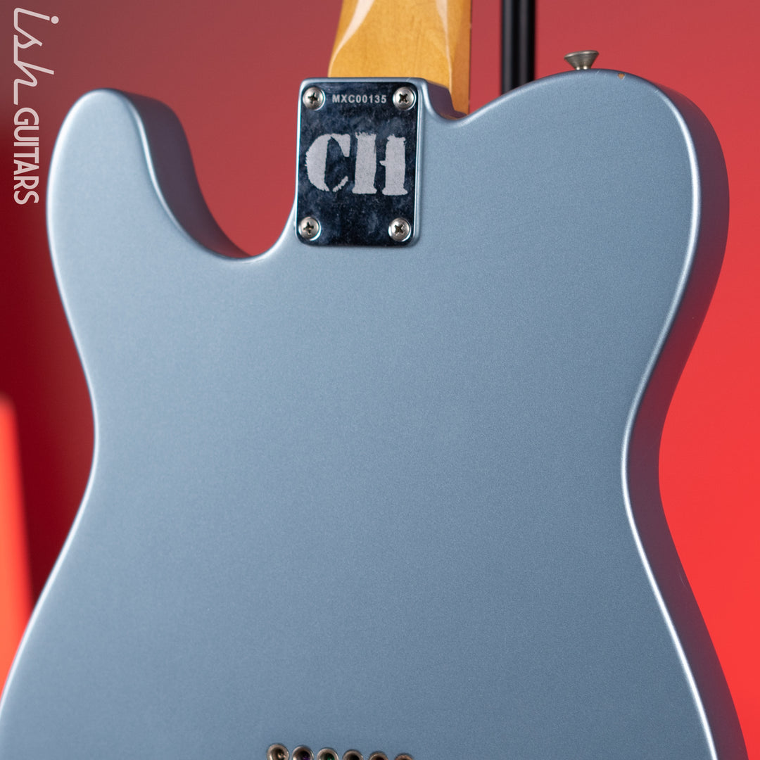 2021 Fender Telecaster Chrissie Hynde Relic Iced Blue Metallic