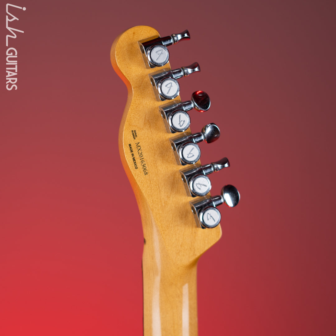 2021 Fender Telecaster Chrissie Hynde Relic Iced Blue Metallic