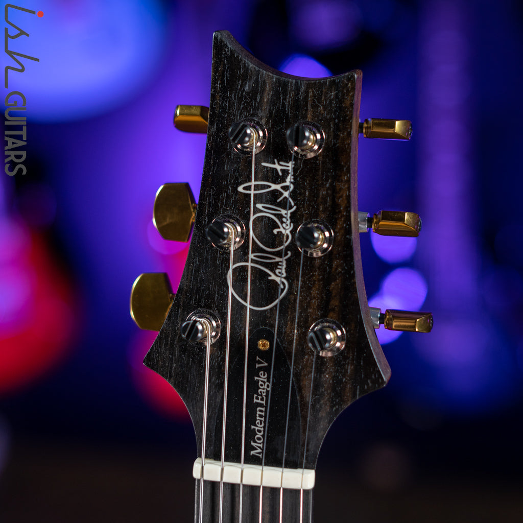 PRS Wood Library Modern Eagle V 10 Top Charcoal