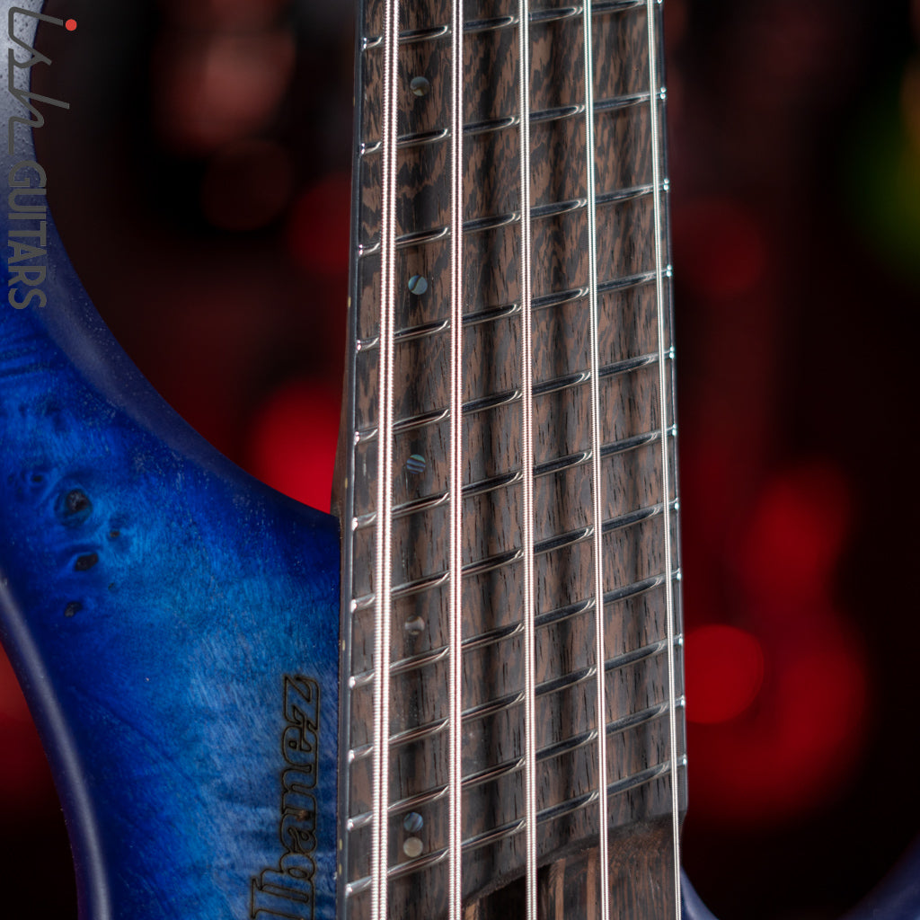 Ibanez EHB1505MS Multi-Scale Headless Bass Pacific Blue Burst Flat