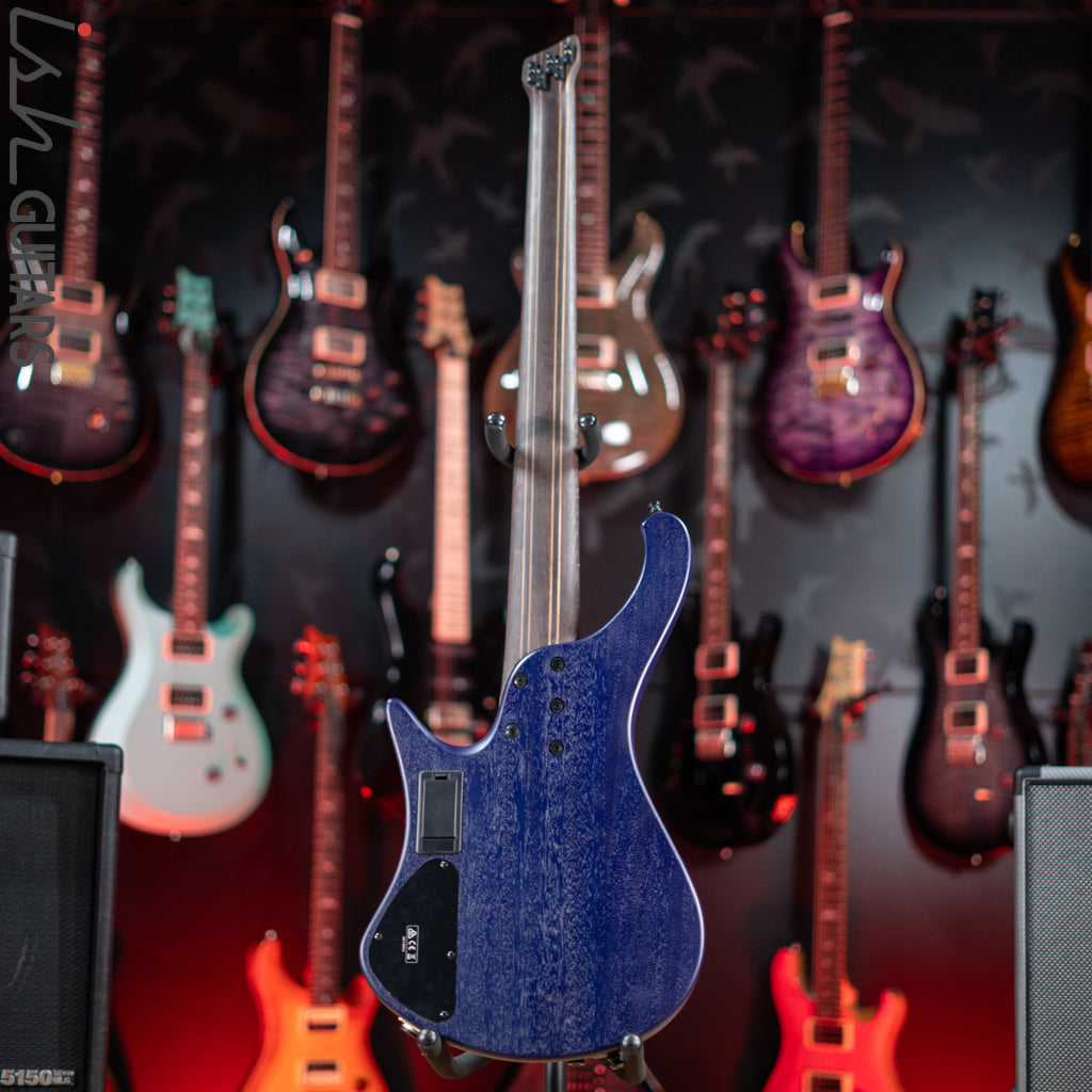 Ibanez EHB1505MS Multi-Scale Headless Bass Pacific Blue Burst Flat