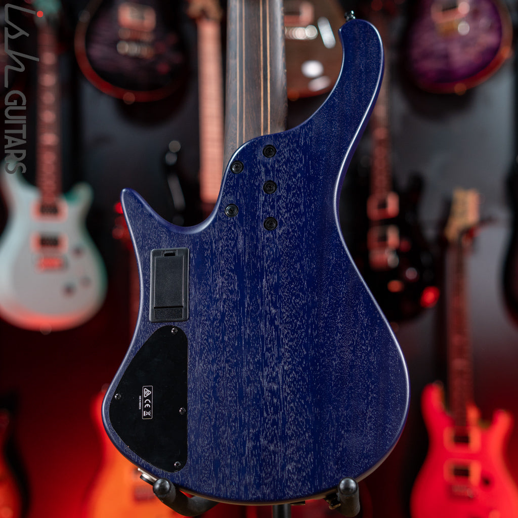 Ibanez EHB1505MS Multi-Scale Headless Bass Pacific Blue Burst Flat