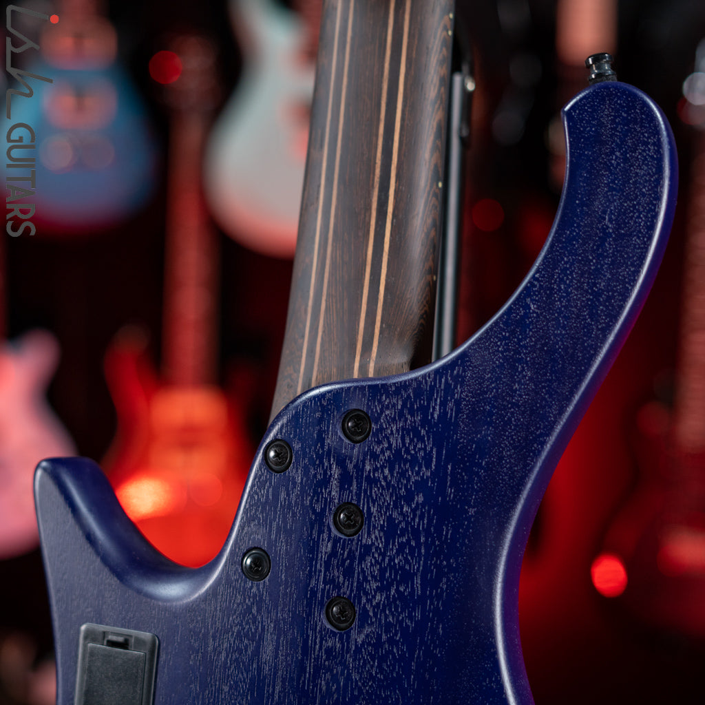Ibanez EHB1505MS Multi-Scale Headless Bass Pacific Blue Burst Flat