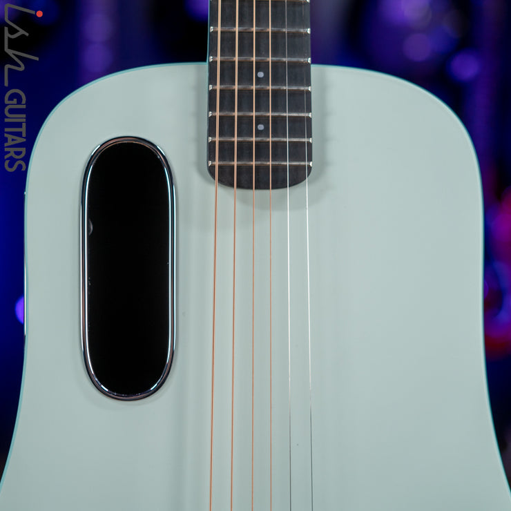 Lava Music Blue Lava Smart Acoustic Guitar Aqua/Mint Green w/ Airflow Bag
