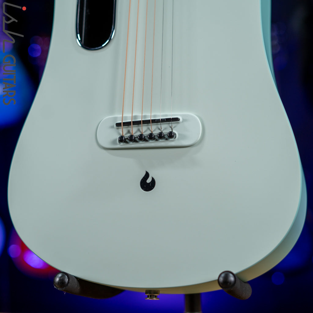 Lava Music Blue Lava Smart Acoustic Guitar Aqua/Mint Green w/ Airflow Bag