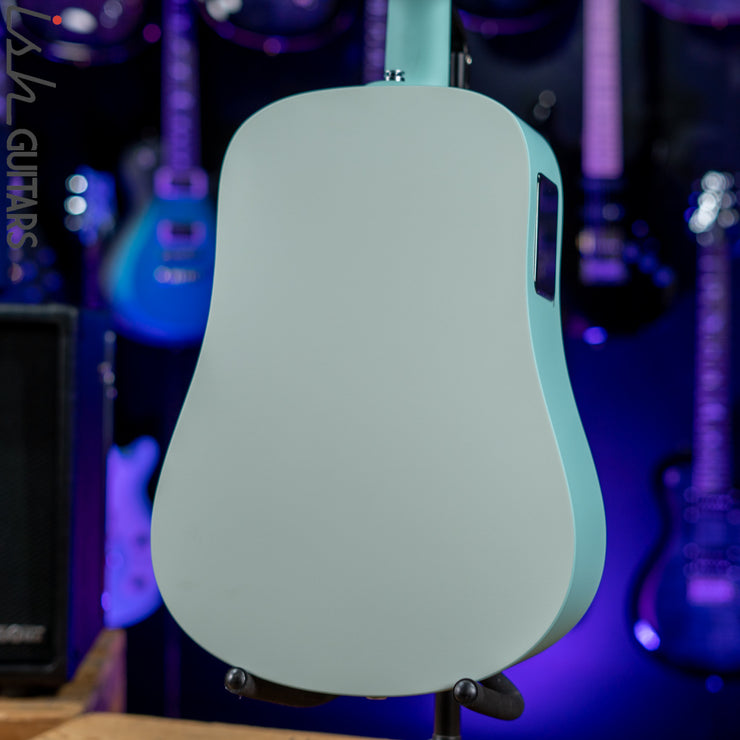 Lava Music Blue Lava Smart Acoustic Guitar Aqua/Mint Green w/ Airflow Bag