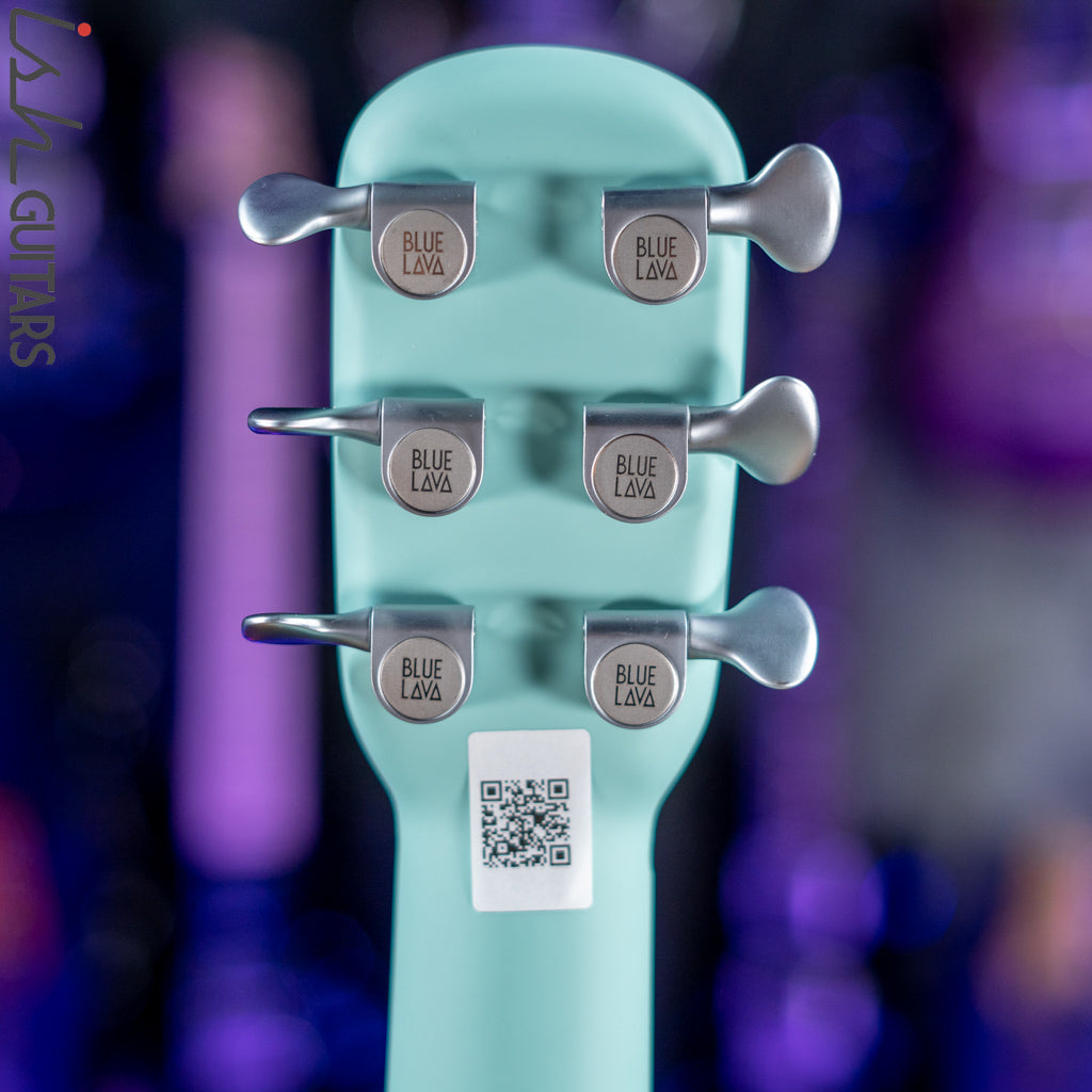 Lava Music Blue Lava Smart Acoustic Guitar Aqua/Mint Green w/ Airflow Bag