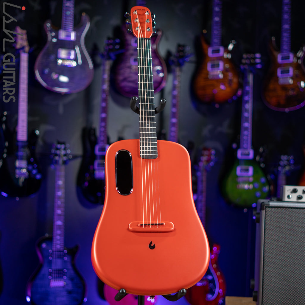 Lava Music Lava Me 3 Smart Acoustic Guitar 38" Red w/ Space Bag