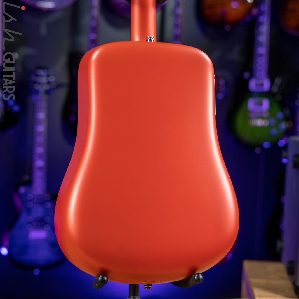 Lava Music Lava Me 3 Smart Acoustic Guitar 38" Red w/ Space Bag
