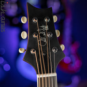 PRS SE P20E Parlor Acoustic-Electric Guitar Black Top