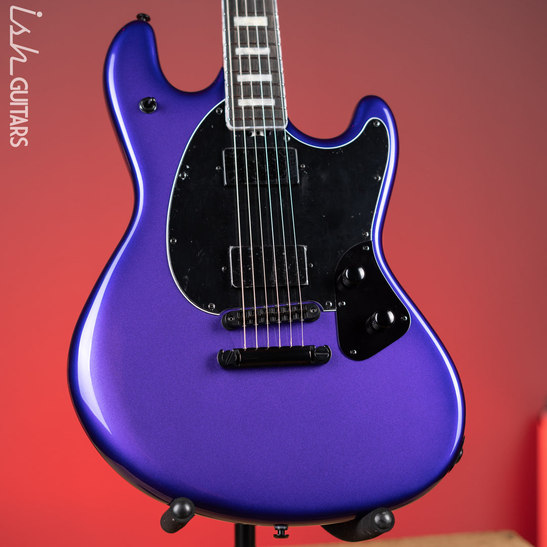 Ernie Ball Music Man Sting Ray HT Electric Guitar Plum Crazy Burst BFR