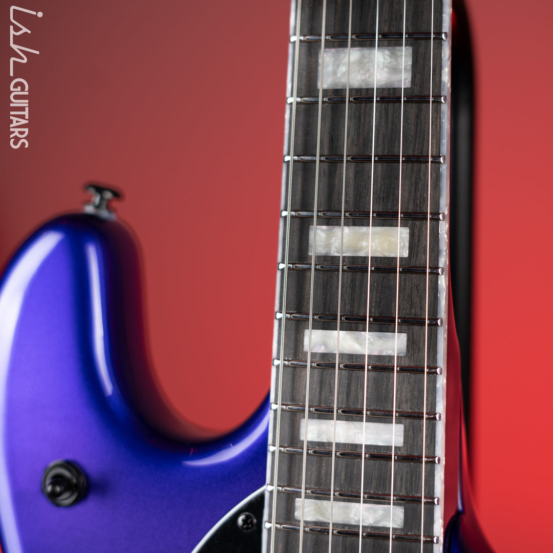 Ernie Ball Music Man Sting Ray HT Electric Guitar Plum Crazy Burst BFR