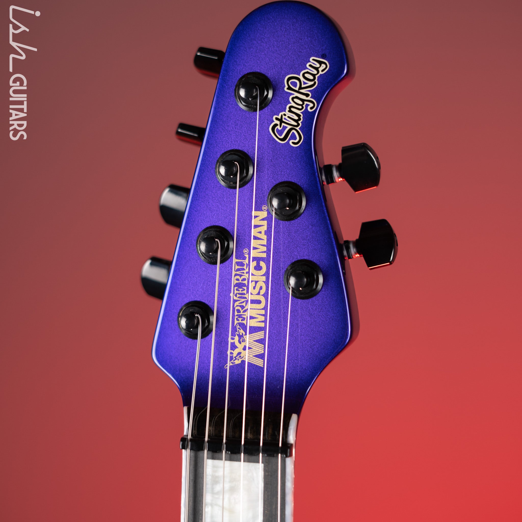 Ernie Ball Music Man Sting Ray HT Electric Guitar Plum Crazy Burst