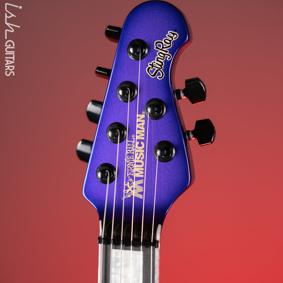 Ernie Ball Music Man Sting Ray HT Electric Guitar Plum Crazy Burst BFR
