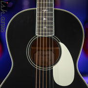 PRS SE P20E Parlor Acoustic Guitar Black Top Demo