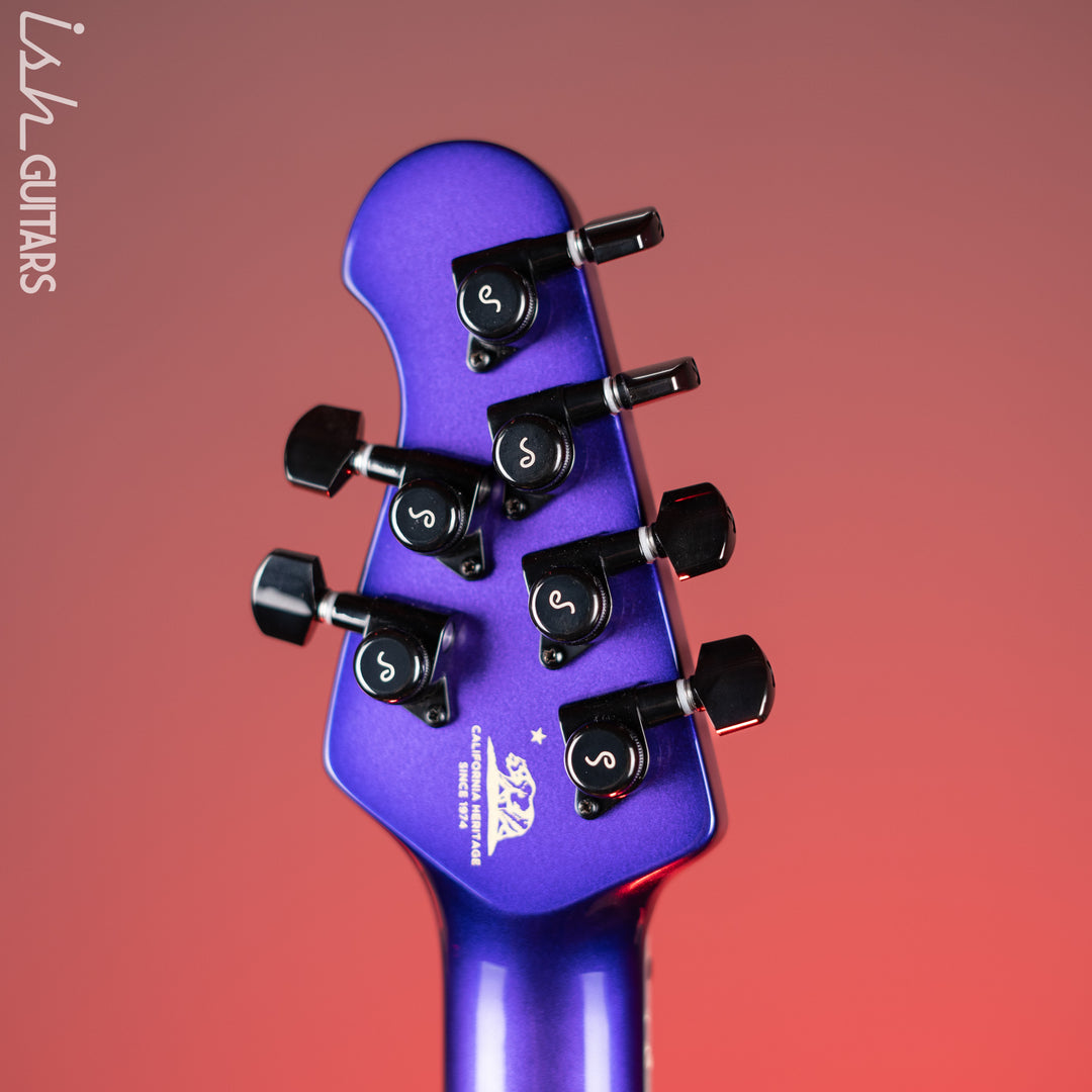 Ernie Ball Music Man Sting Ray HT Electric Guitar Plum Crazy Burst BFR