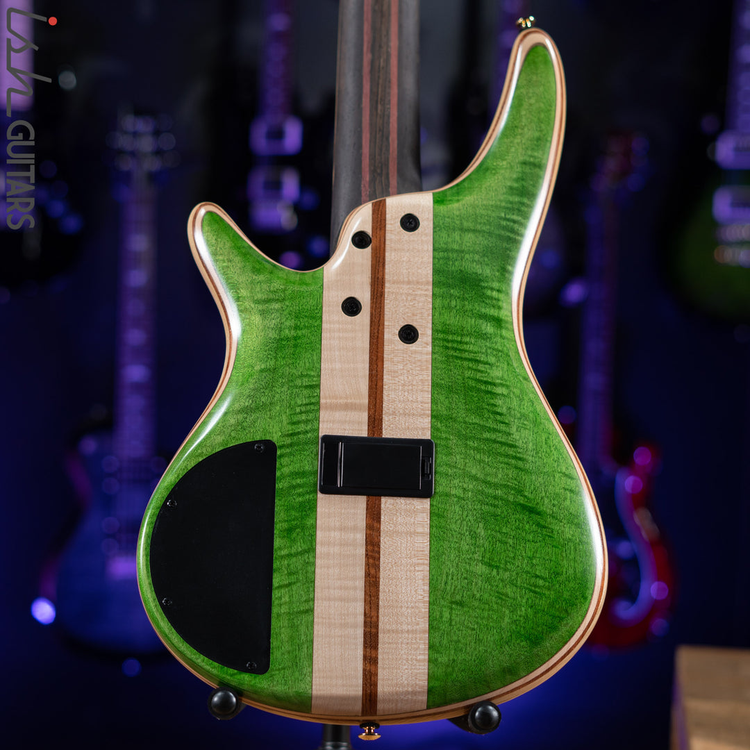 Ibanez Premium SR5FMDX Bass Emerald Green Low Gloss Demo