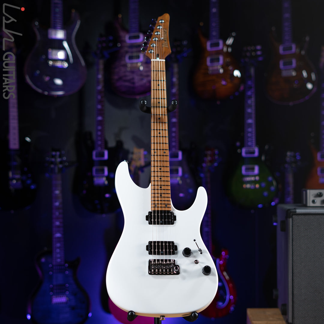 Ibanez Prestige AZ2402 Electric Guitar Pearl White Flat