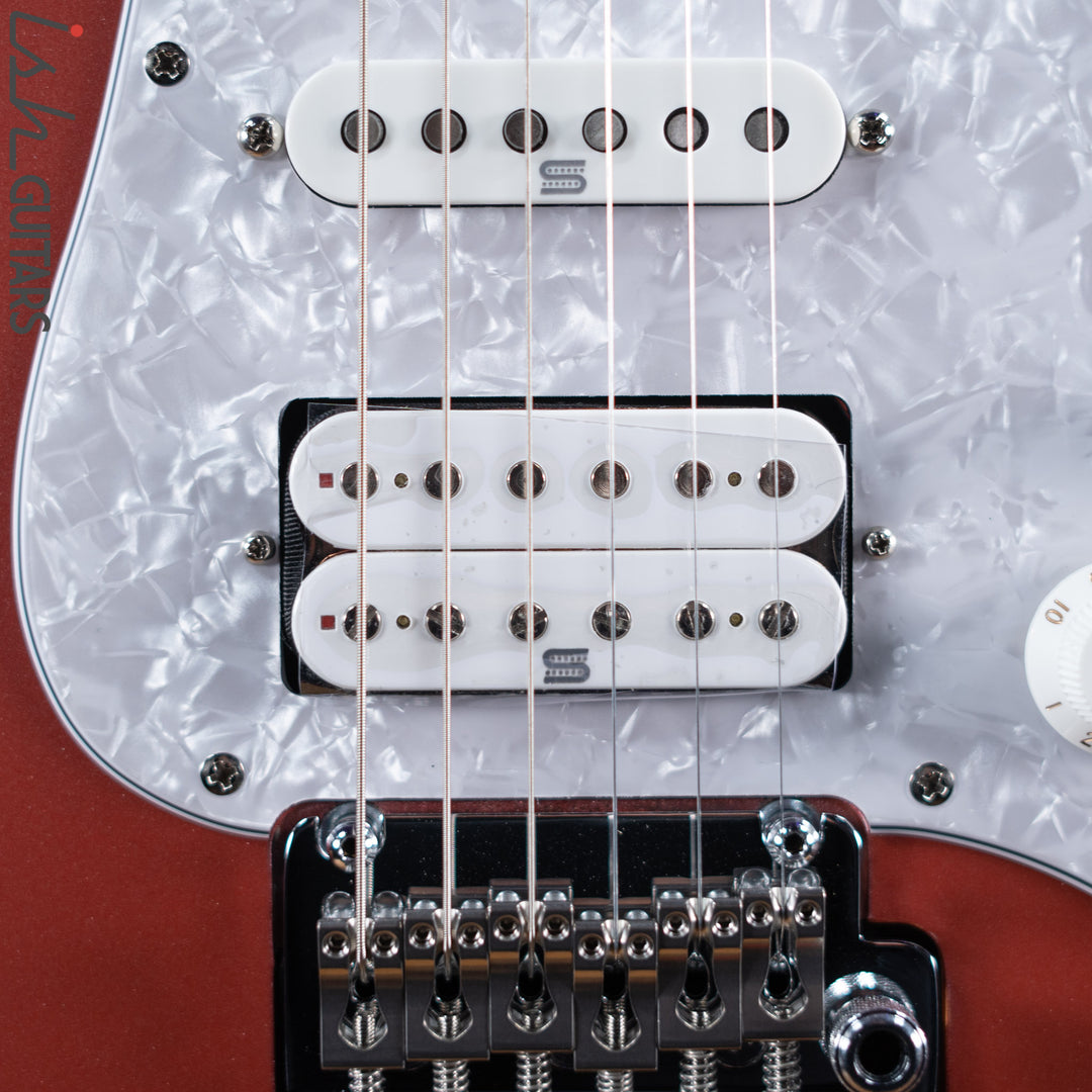 Ibanez Prestige AZ2204 Electric Guitar Hazy Rose Metallic Demo