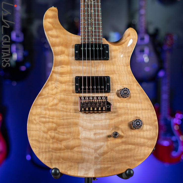 PRS Wood Library Custom 24 10 Top Quilt Torrefied Maple Neck Natural Gloss