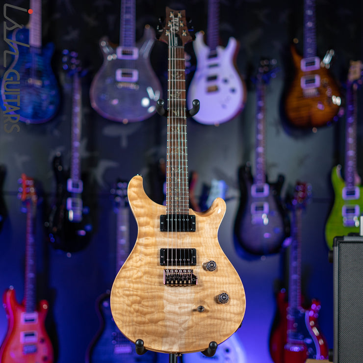 PRS Wood Library Custom 24 10 Top Quilt Torrefied Maple Neck Natural Gloss