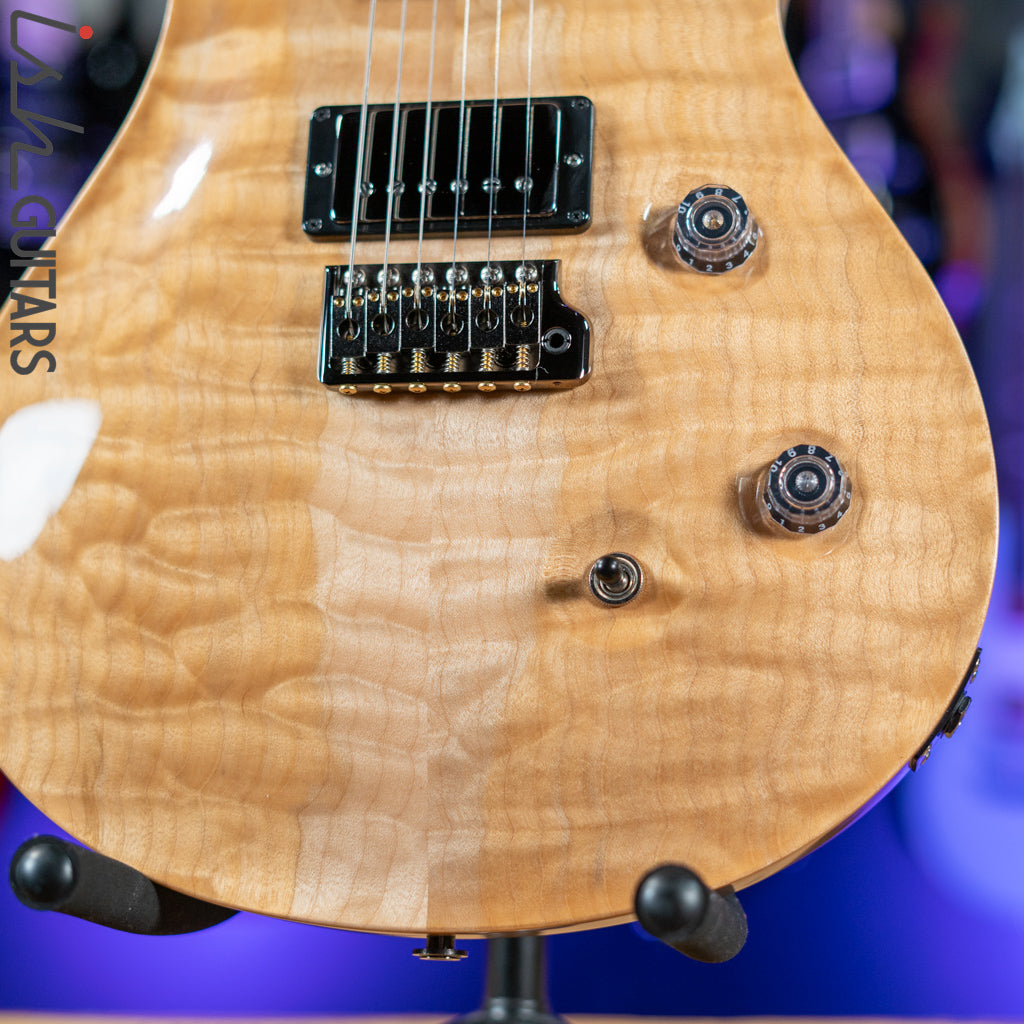 PRS Wood Library Custom 24 10 Top Quilt Torrefied Maple Neck Natural Gloss