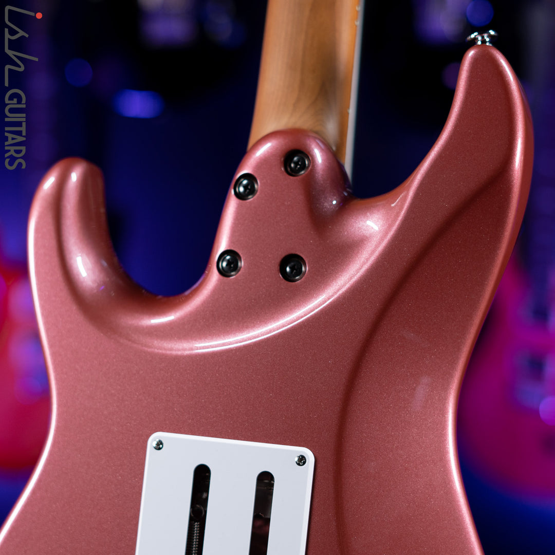 Ibanez Prestige AZ2204 Electric Guitar Hazy Rose Metallic Demo