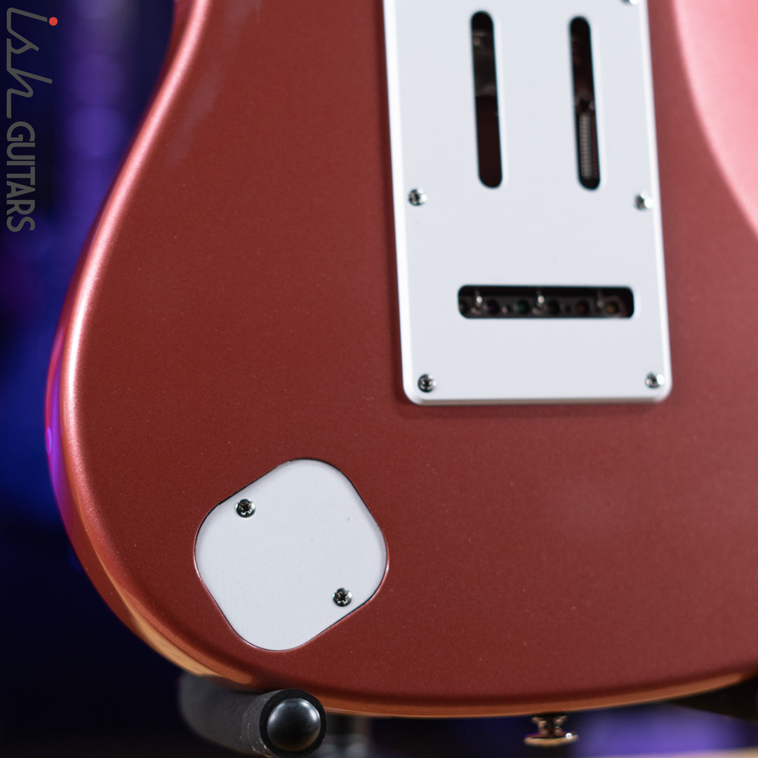 Ibanez Prestige AZ2204 Electric Guitar Hazy Rose Metallic Demo