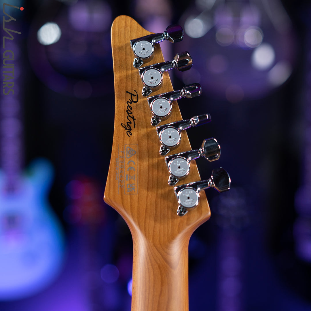 Ibanez Prestige AZ2204 Electric Guitar Hazy Rose Metallic Demo