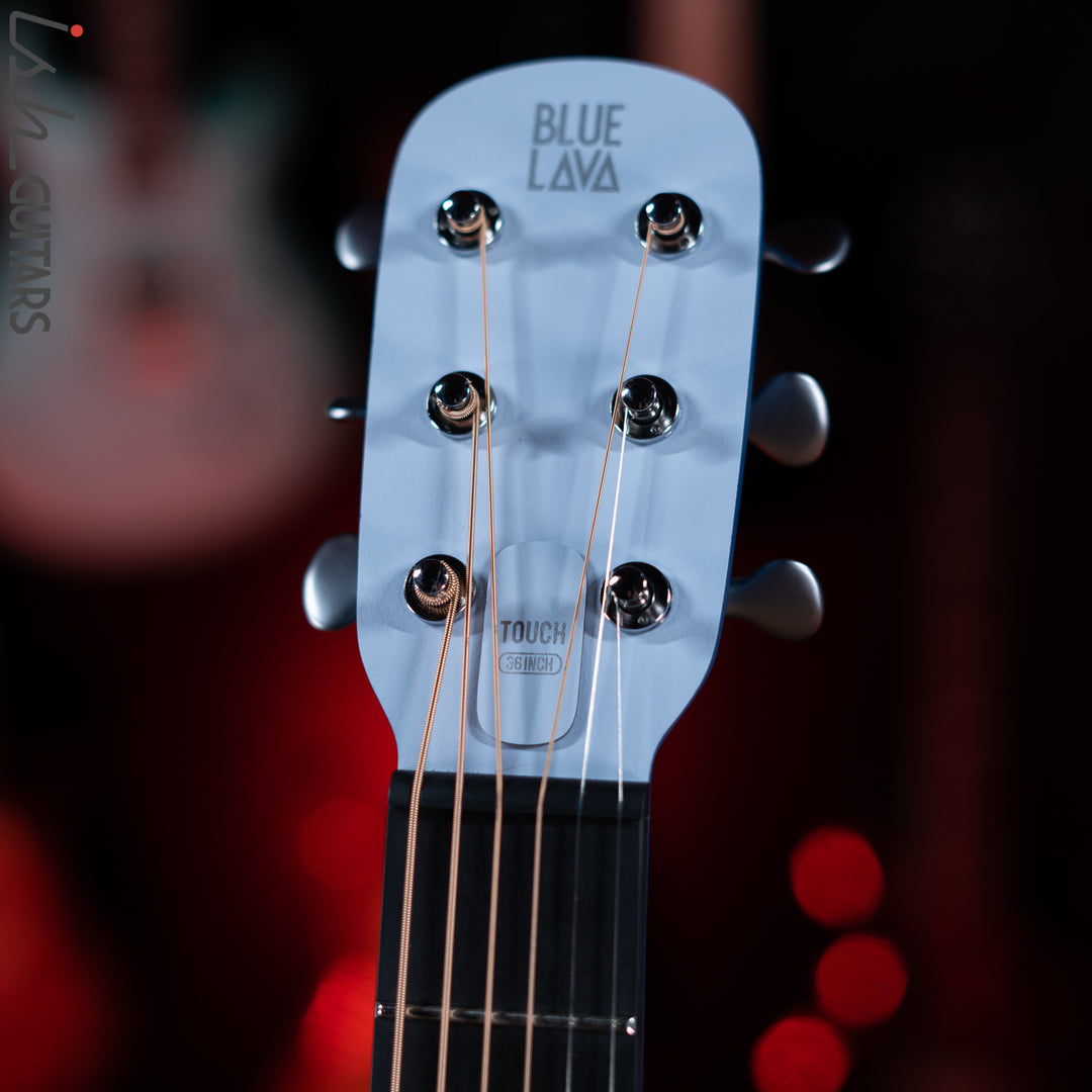 Lava Music Blue Lava Smart Acoustic Guitar Ice Blue/ Ocean Blue w/ Airflow Bag