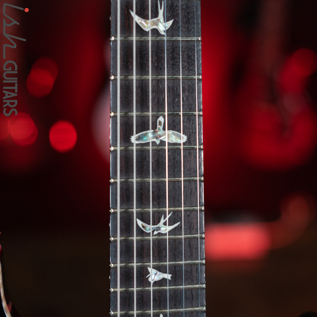PRS Custom 24 10 Top Purple Iris w/ Black Burst &amp; Back