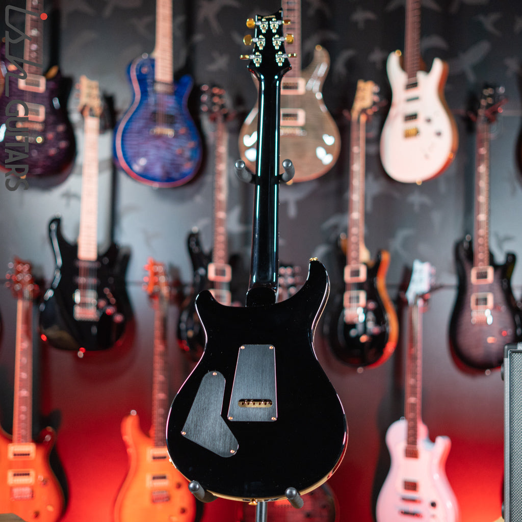 PRS Custom 24 10 Top Purple Iris w/ Black Burst &amp; Back