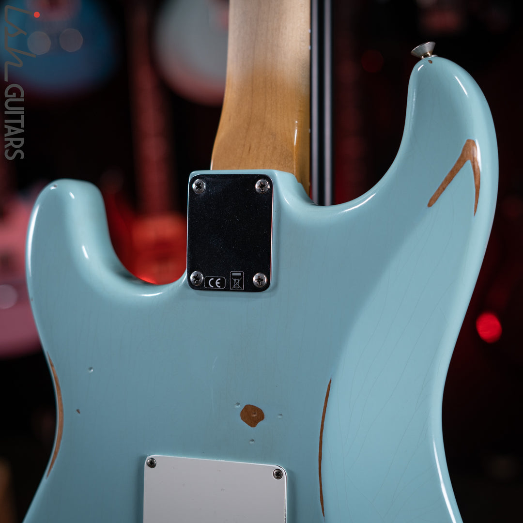 2021 Fender Road Worn Stratocaster Daphne Blue