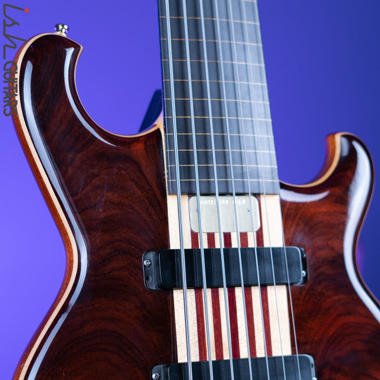 2000 Alembic Spoiler 7-String Bass Lined Fretless Natural