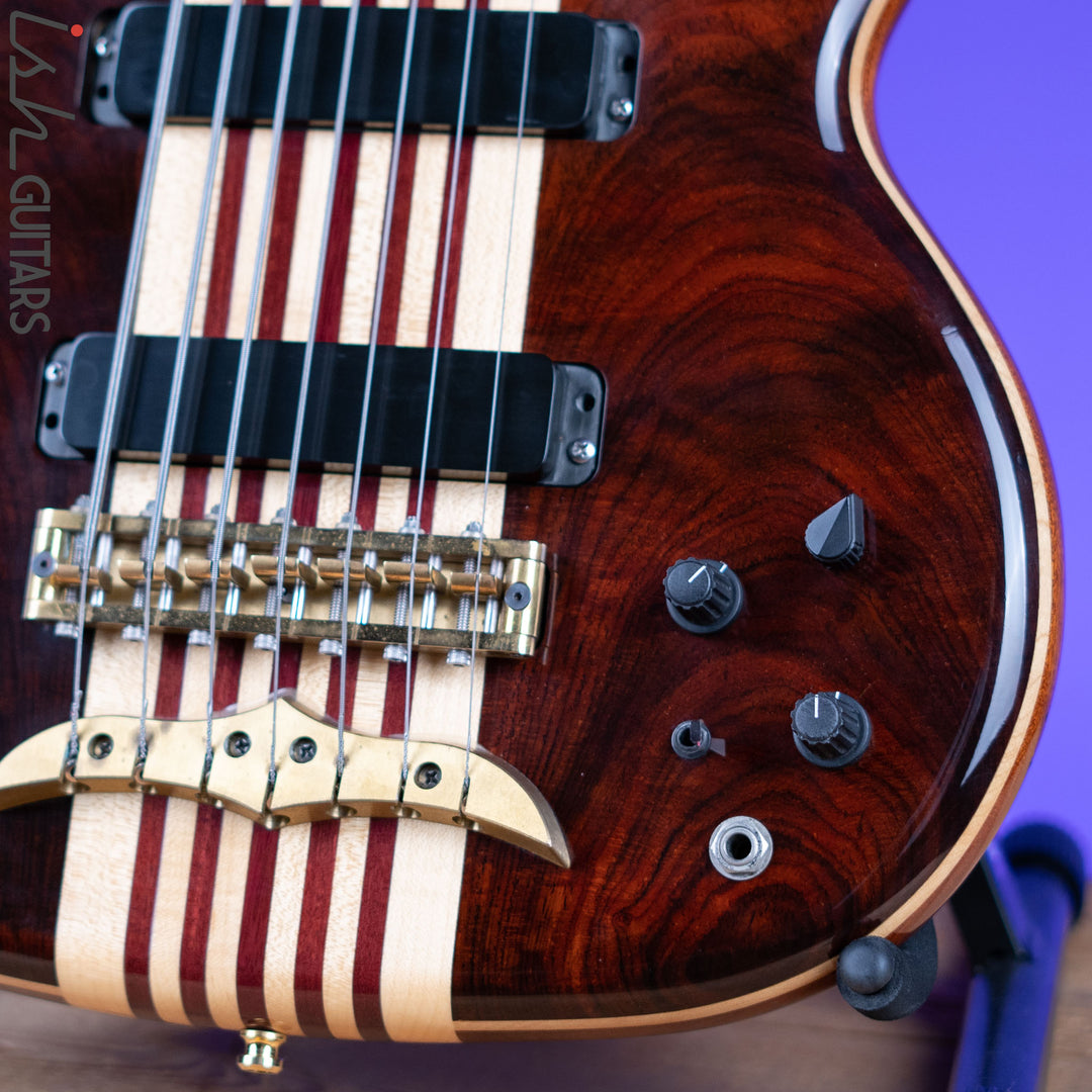 2000 Alembic Spoiler 7-String Bass Lined Fretless Natural